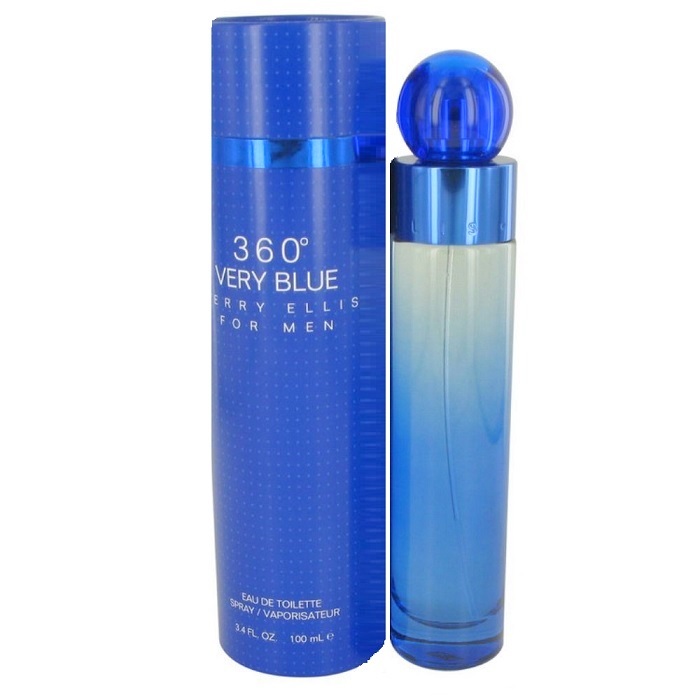 Perry Ellis 360 Very Blue Cologne by Perry Ellis 3.4oz Eau De Toilette spray for men
